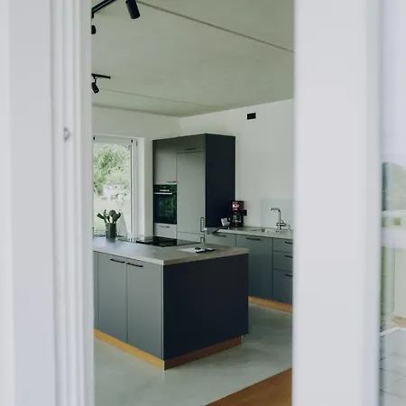 Neubau Gruener Wolpertinger Designwhg 106qm Barrierefrei Mit Wallbox Breitbrunn am Chiemsee