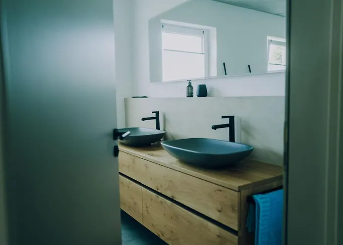 Apartmán Neubau Gruener Wolpertinger Designwhg 106qm Barrierefrei Breitbrunn am Chiemsee